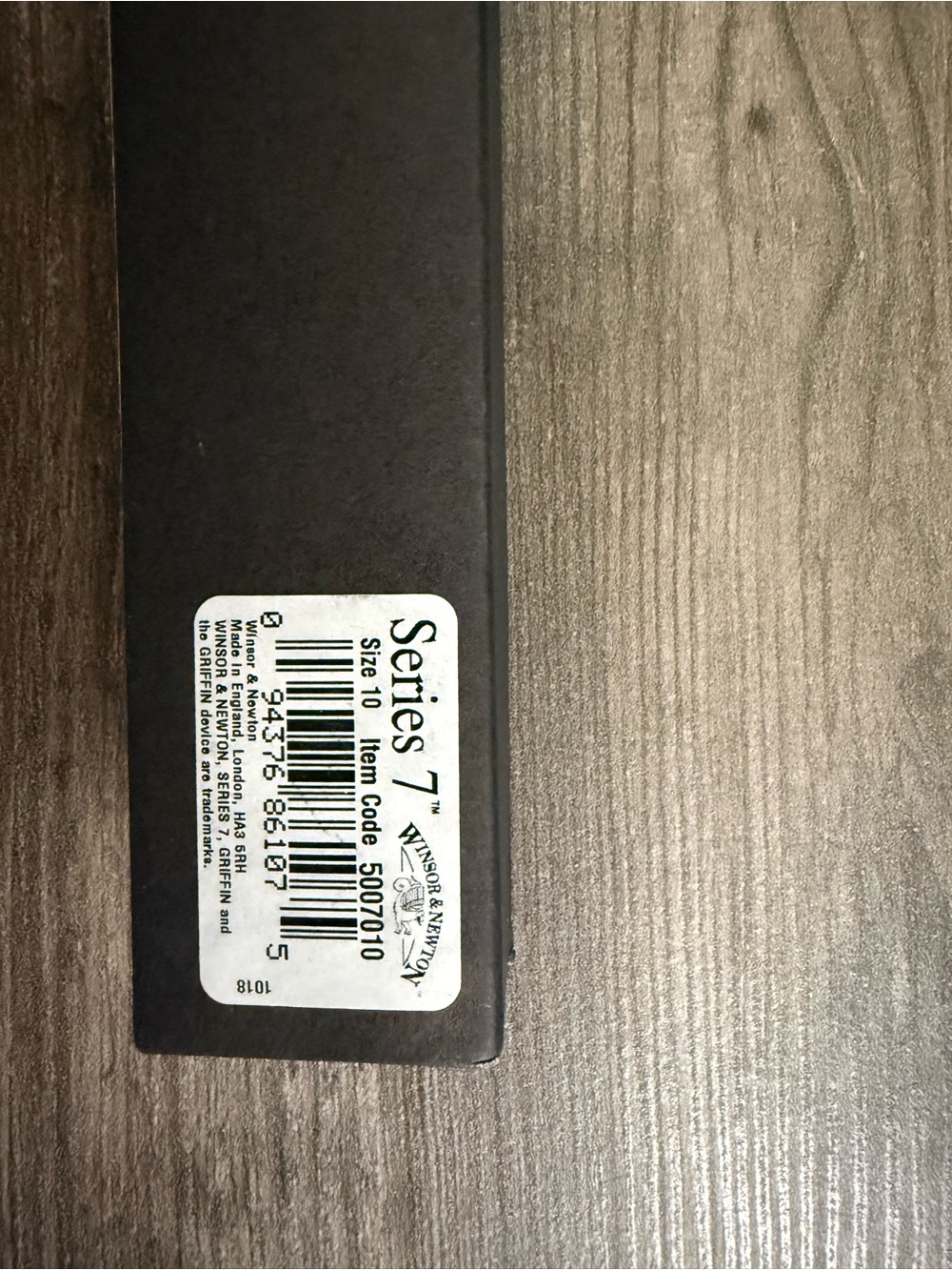 Winsor & Newton Series 7 Kolinsky Sable Brush – Size 10 – New in Box - Picture 7 of 7